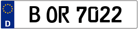 Truck License Plate